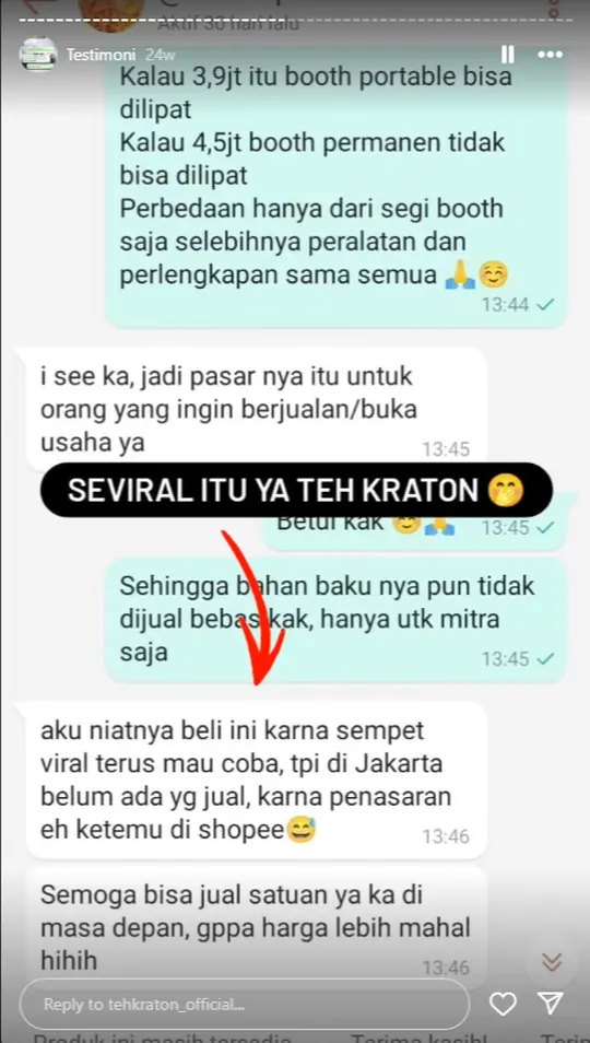 Story testimoni 25