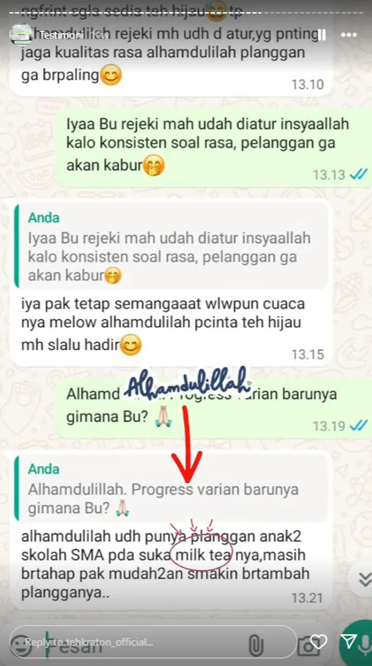 Story testimoni 17